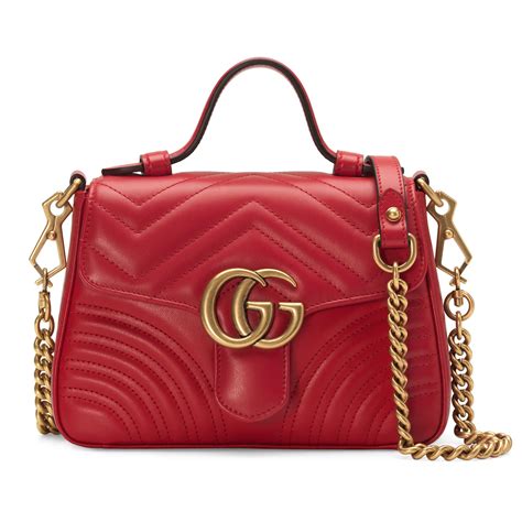 small gucci bag red